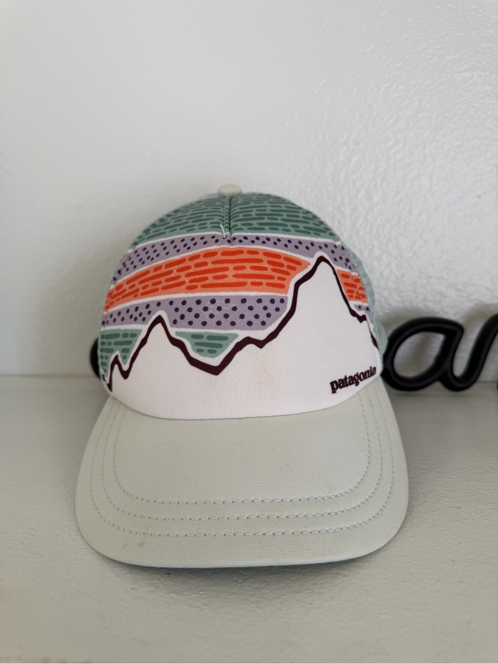 Vintage PATAGONIA Cap Hat Mesh Trucker ADJUSTABLE Snapback